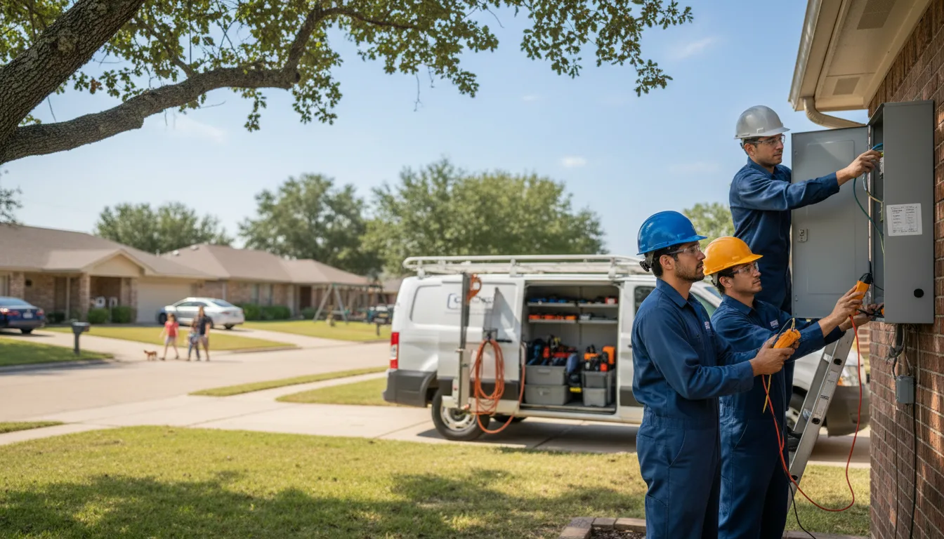 Certified electrician providing emergency electrical services in Bluffs, IL